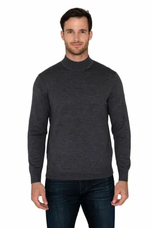100% Extra Fine Merino Wool "Mock Neck"