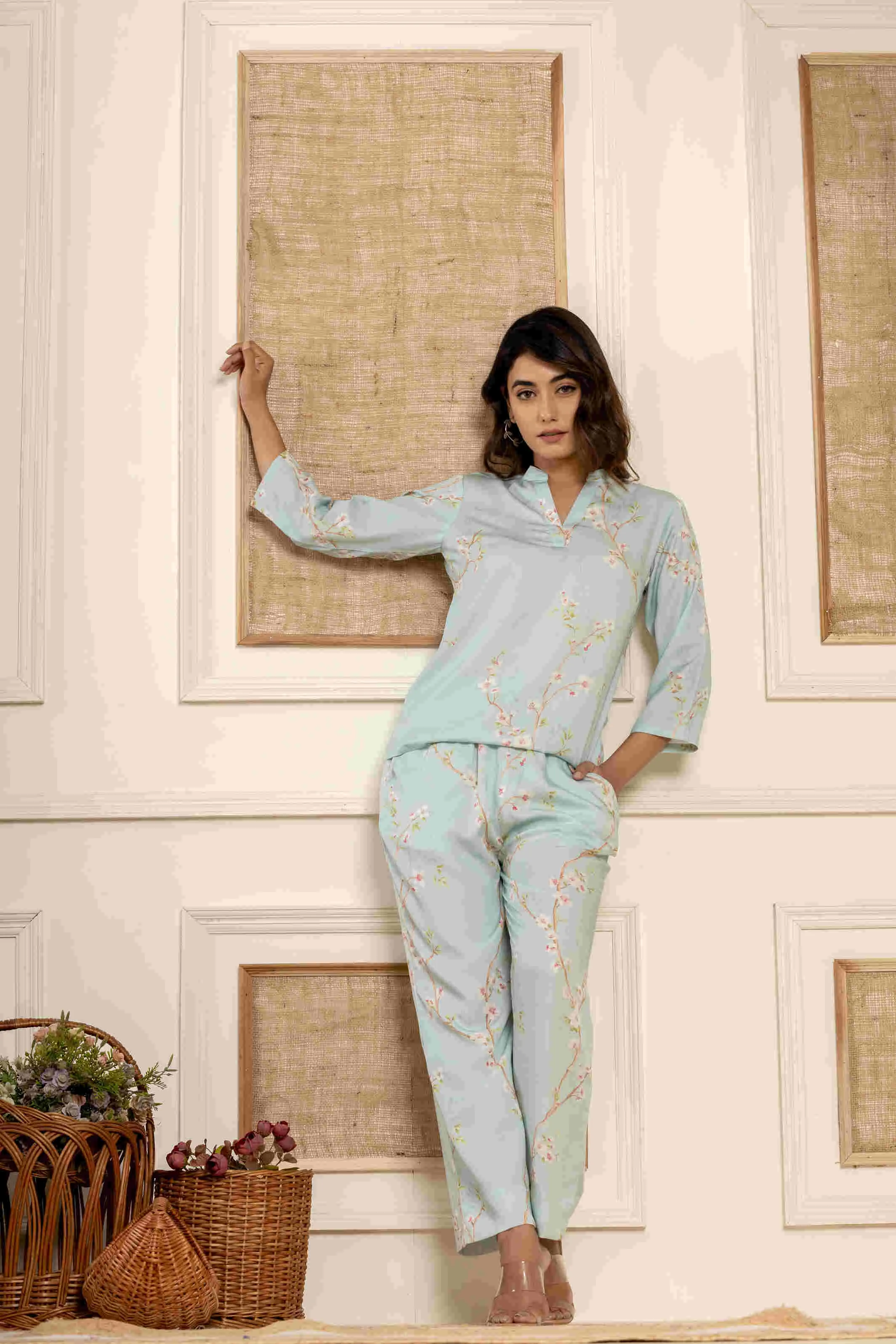 100% Tencel Fabric Floral Dreams Sleepwear