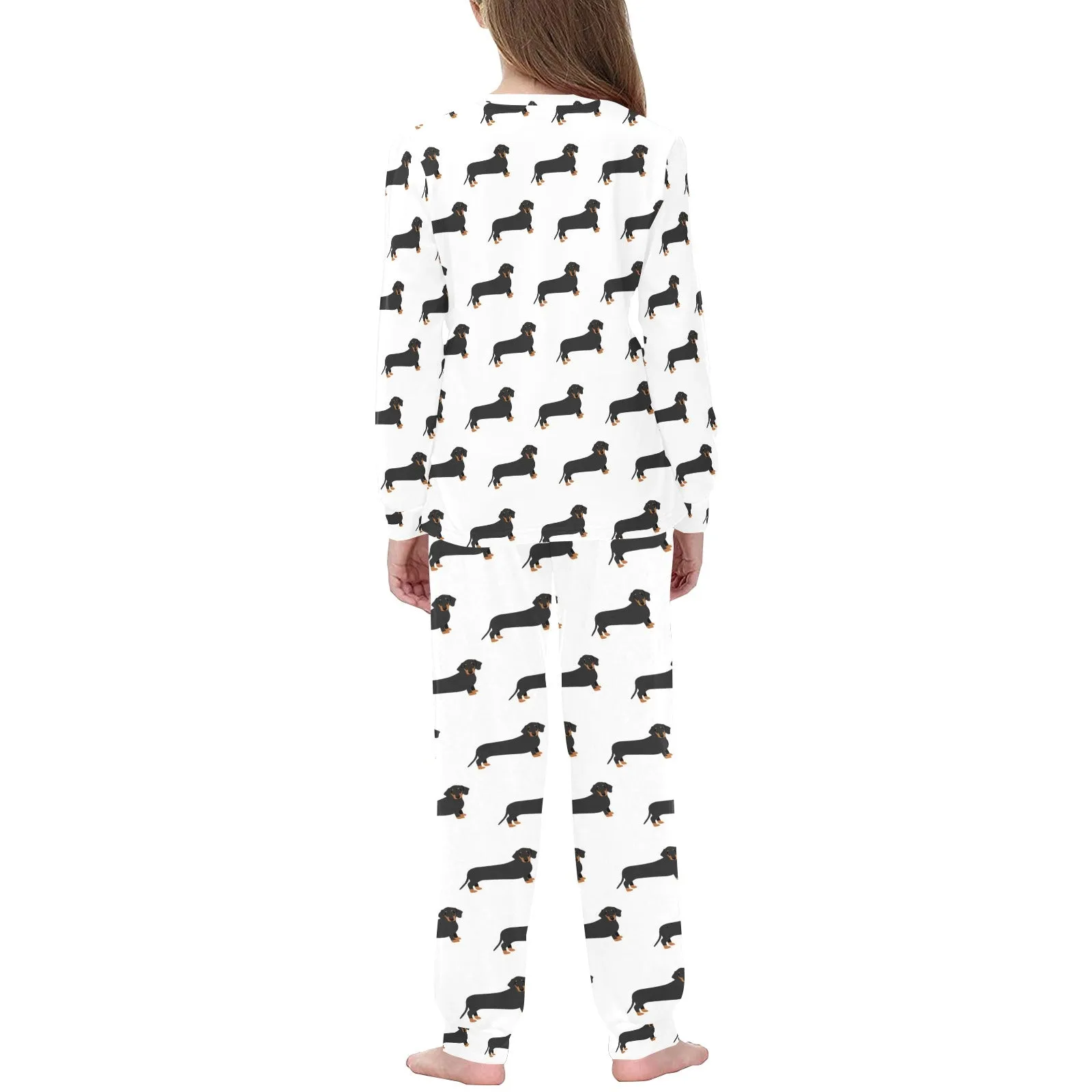2 Piece Dachshund Children's Pajama Set