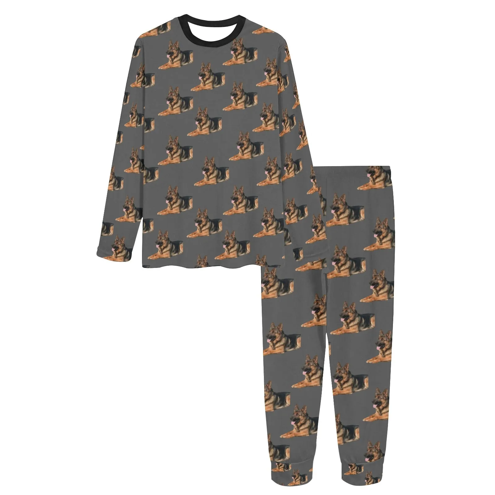 2 Piece German Shepherd Long Tee Pajama Set