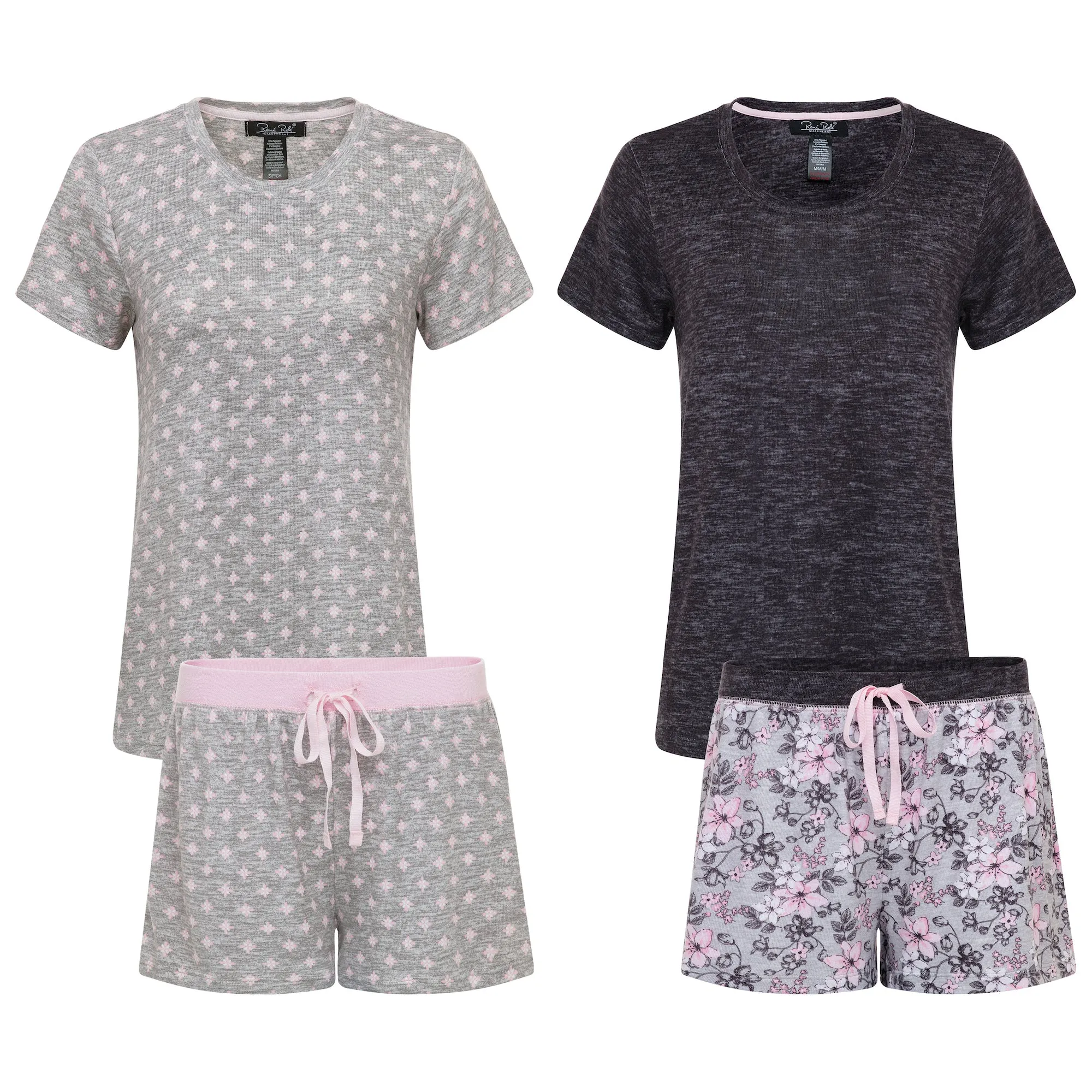 4 Pack Loungewear Hacci Short Set