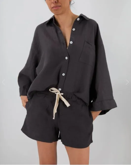 Agnes Linen Top