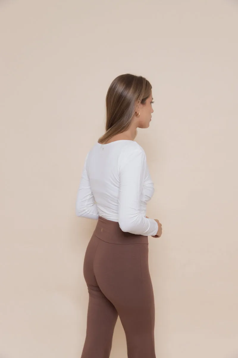 Agni Wrap Top Off White