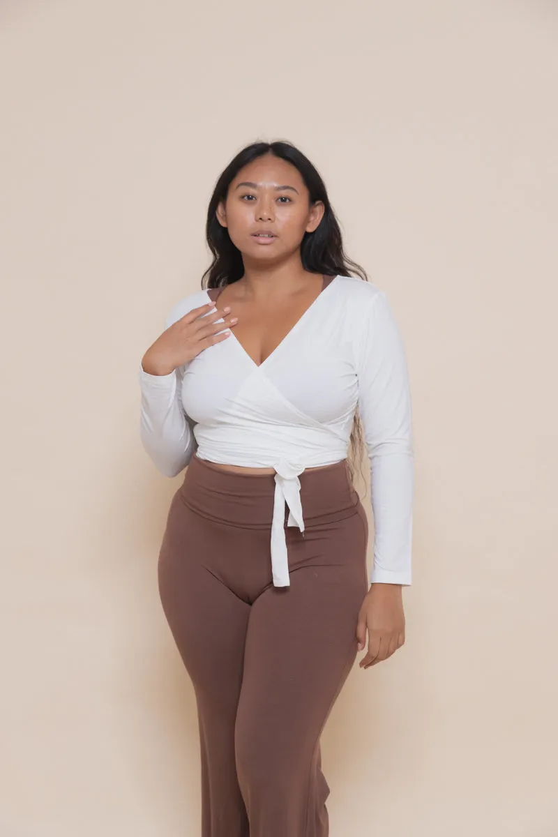 Agni Wrap Top Off White