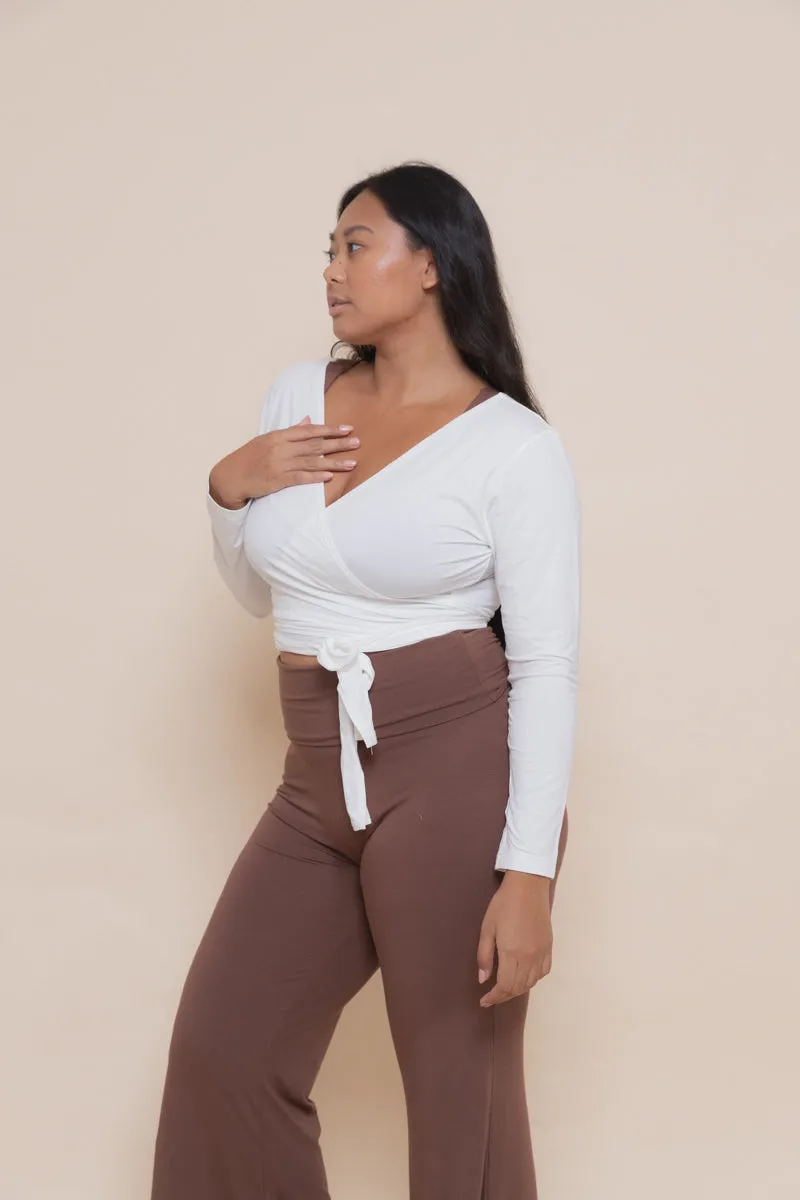 Agni Wrap Top Off White