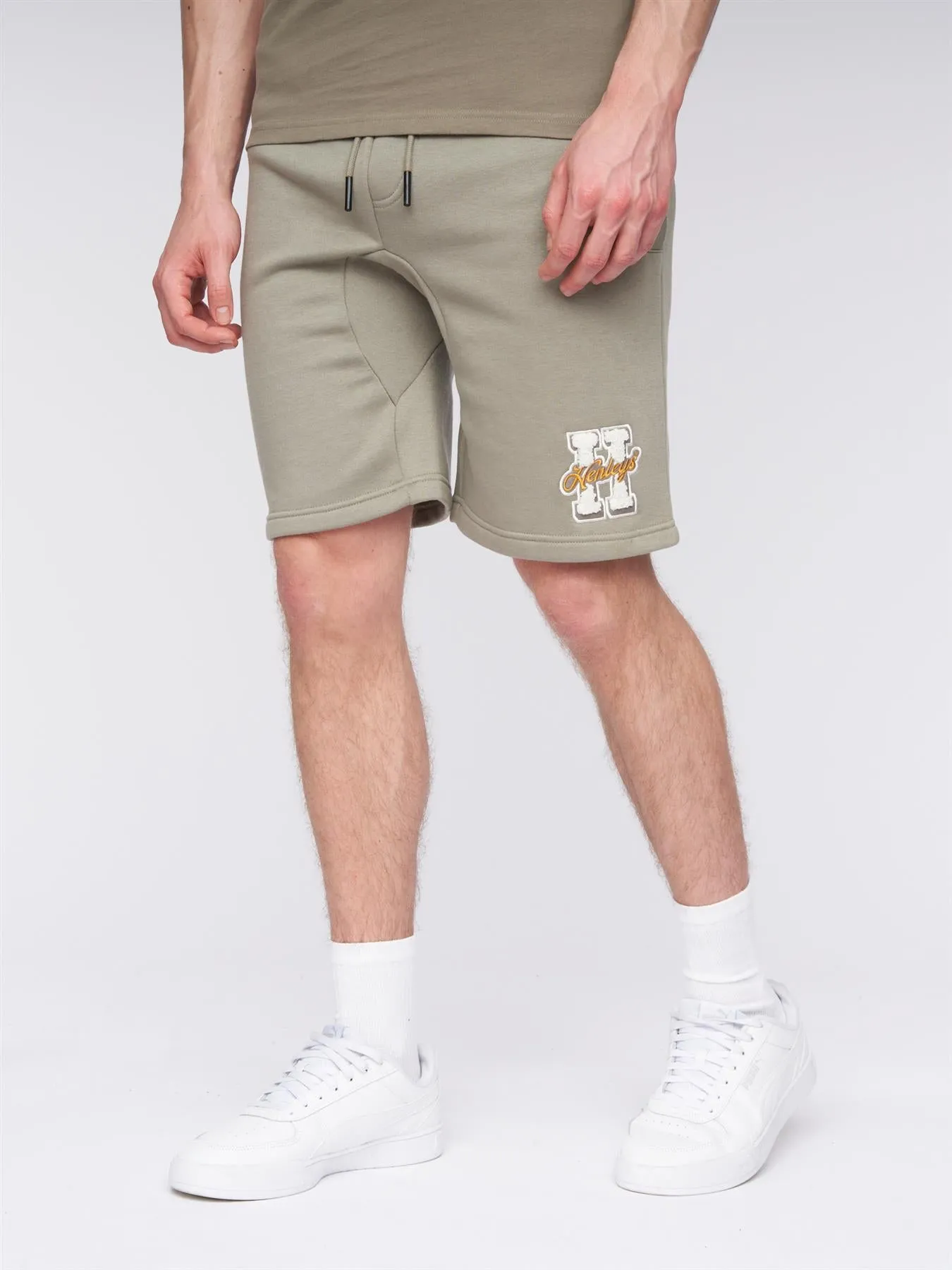 Aitchen Jog Shorts Dusty Olive