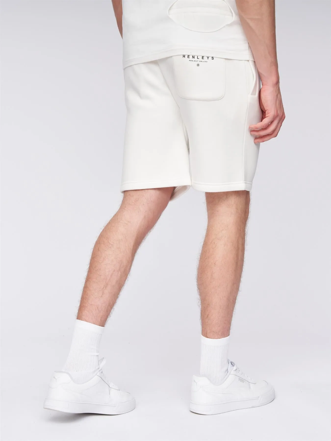 Aitchen Jog Shorts Off White