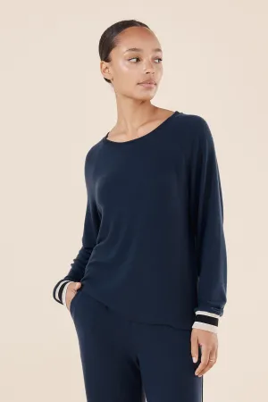 Alison Sporty Long Lounge Set / Navy