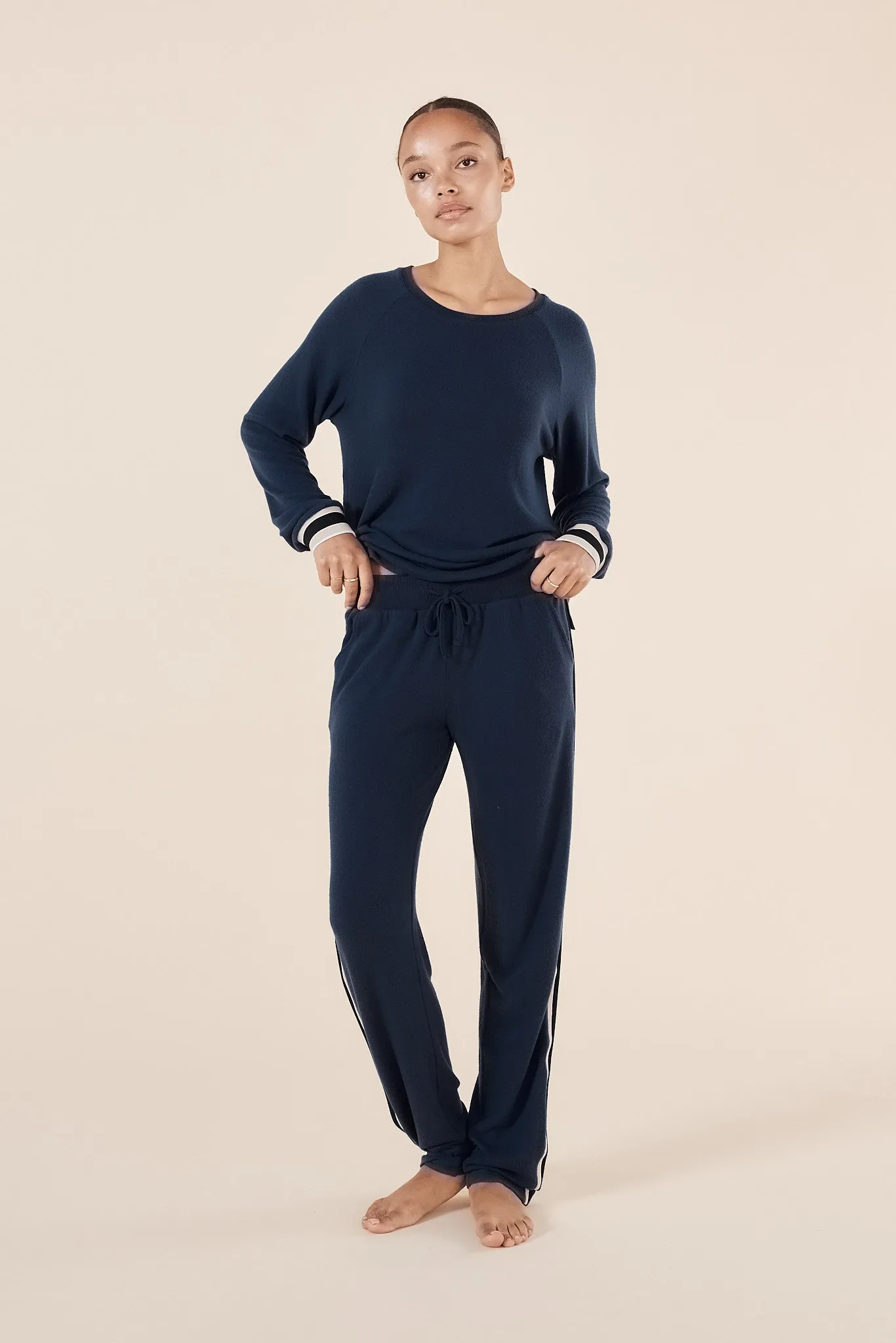 Alison Sporty Long Lounge Set / Navy