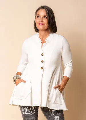 Aliya Jacket in Cream