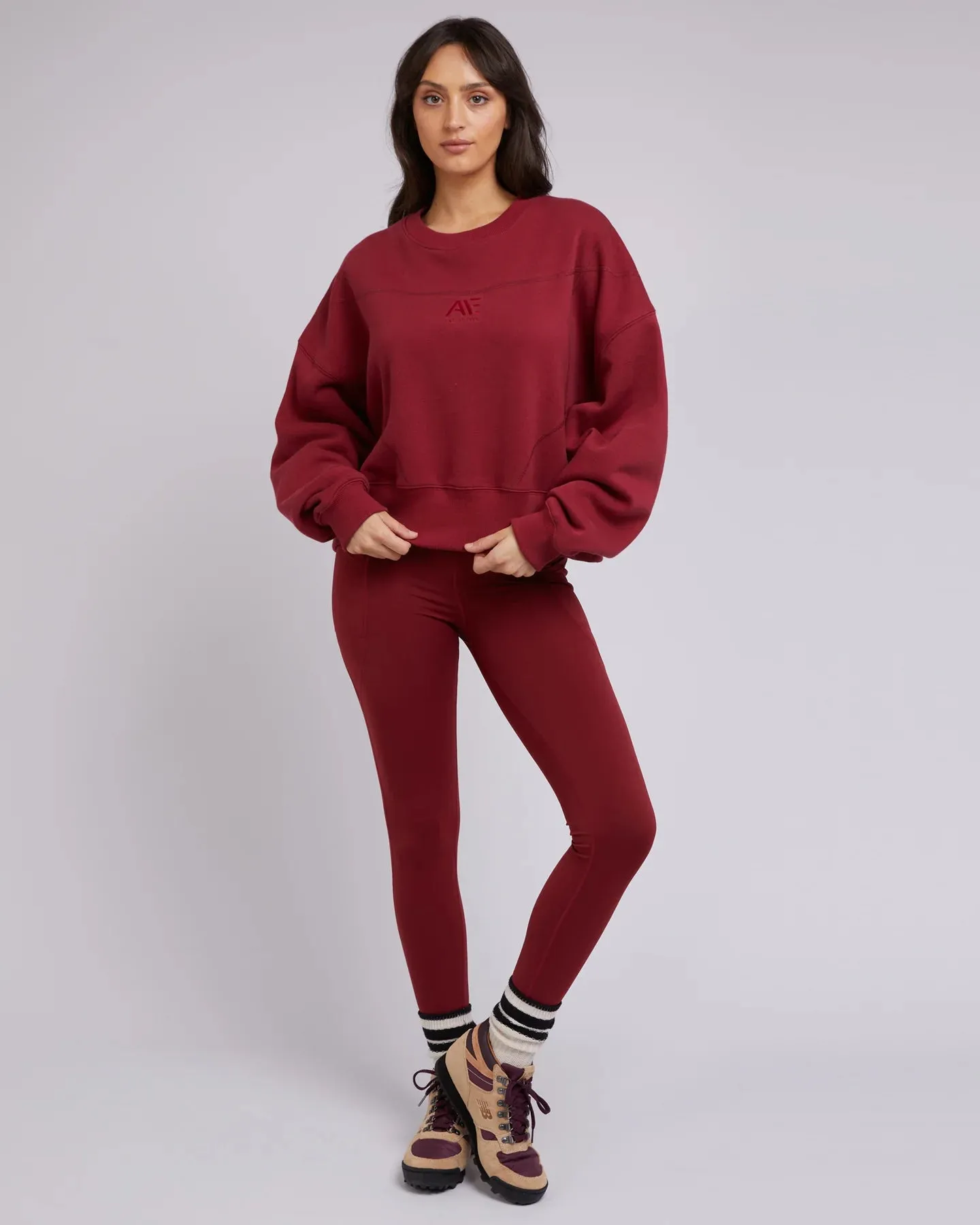 ALL ABOUT EVE ACTIVE TONAL SWEATER PORT