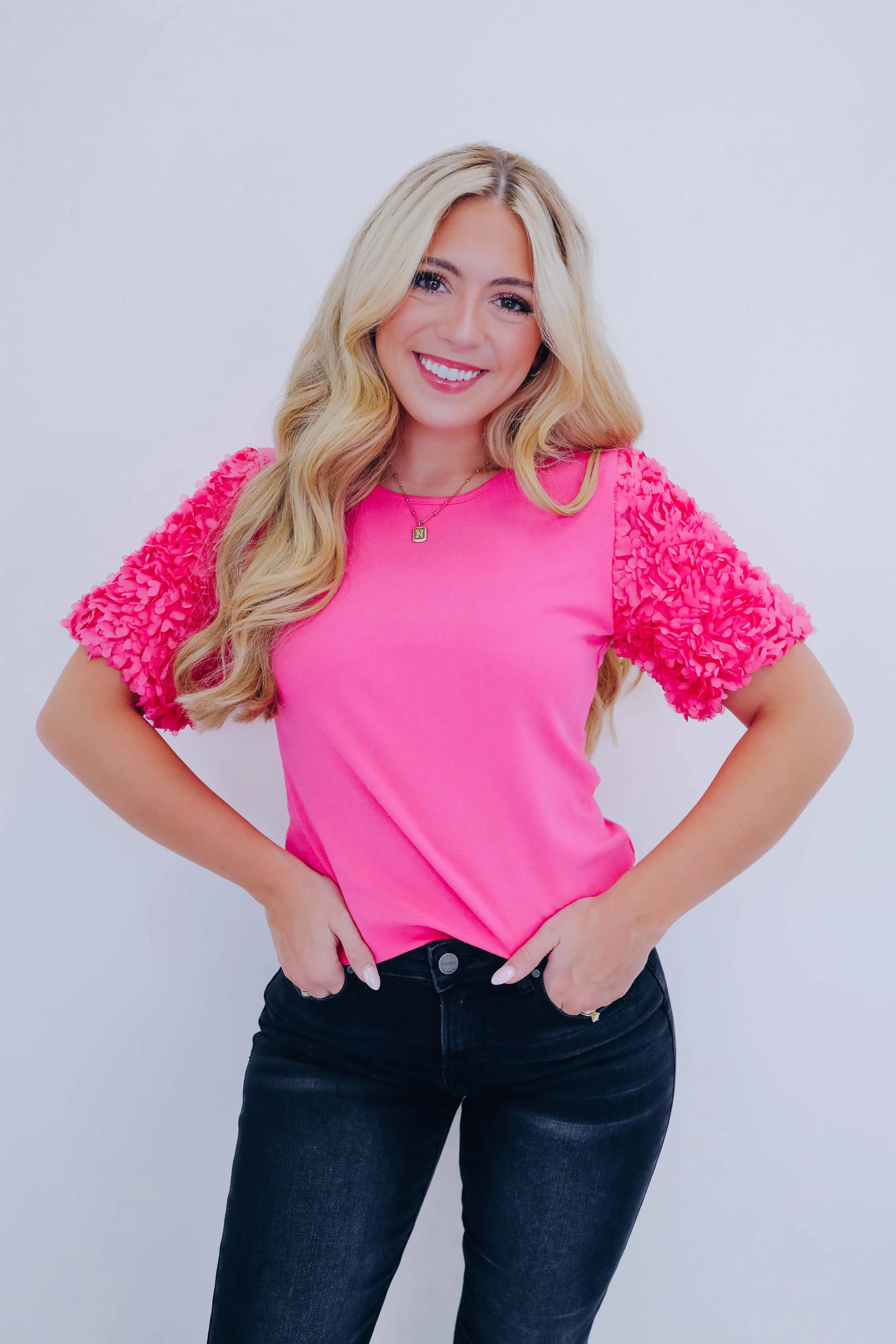 All Dolled Up Petal Puff Sleeve Top - 6 Colors