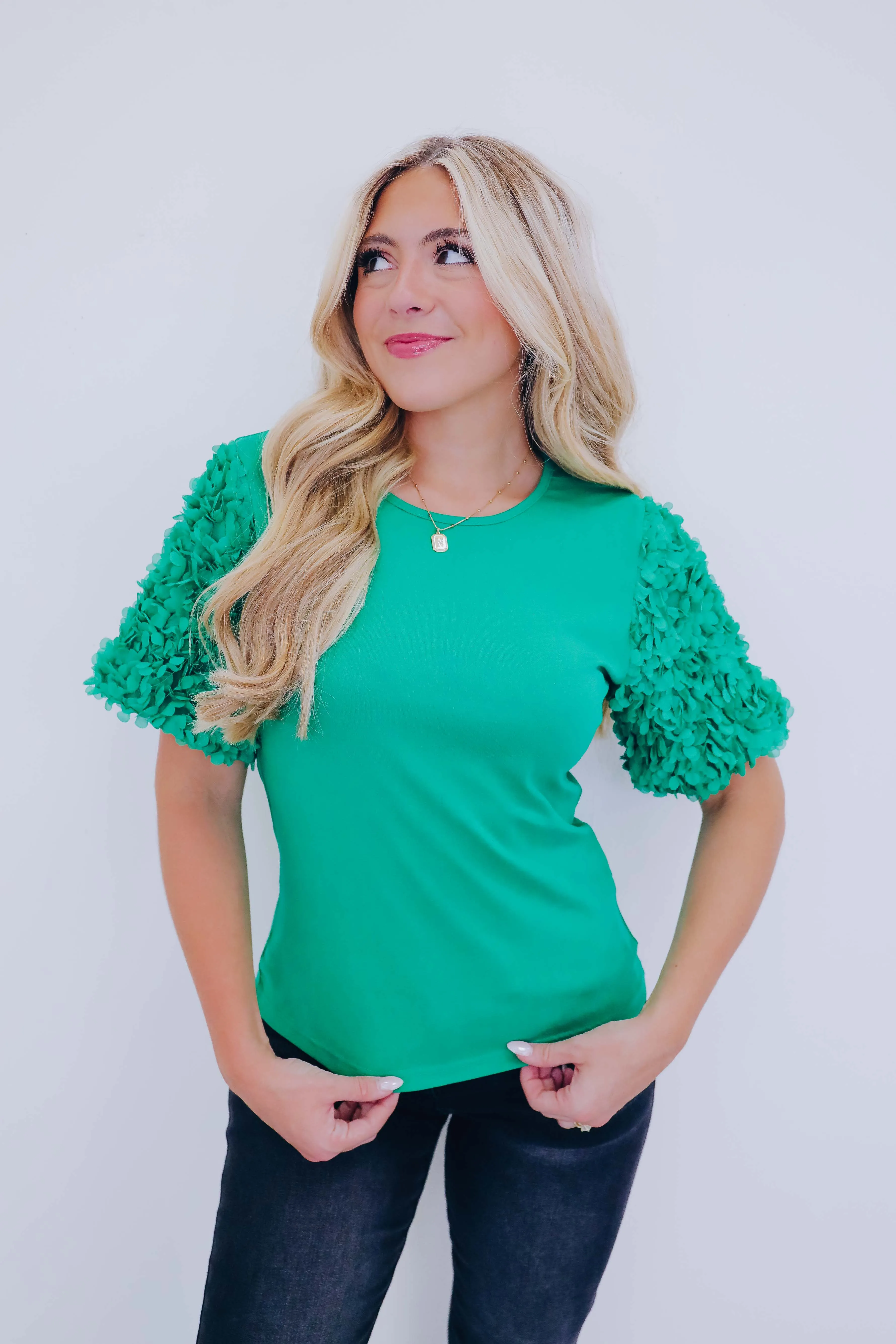 All Dolled Up Petal Puff Sleeve Top - 6 Colors