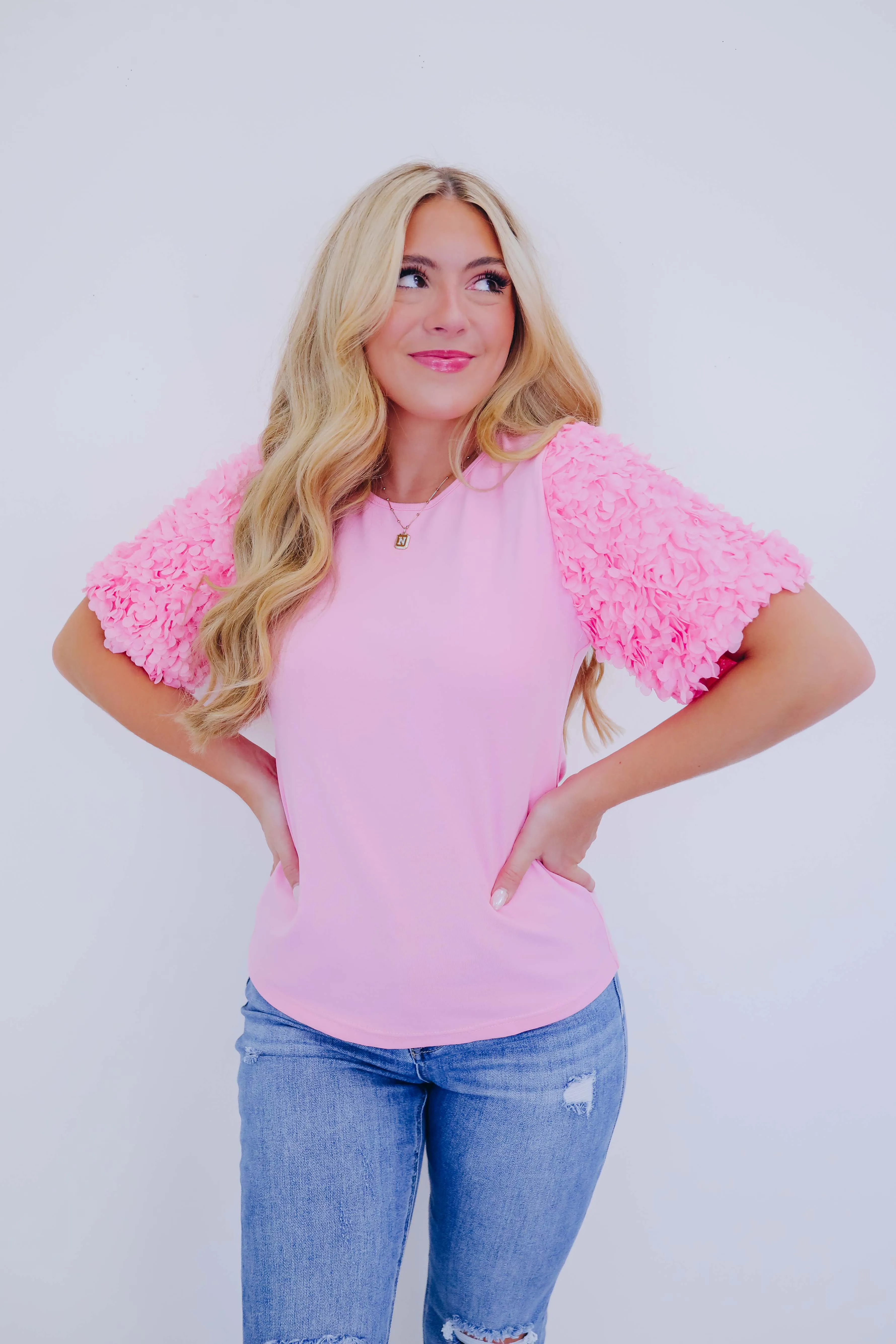 All Dolled Up Petal Puff Sleeve Top - 6 Colors