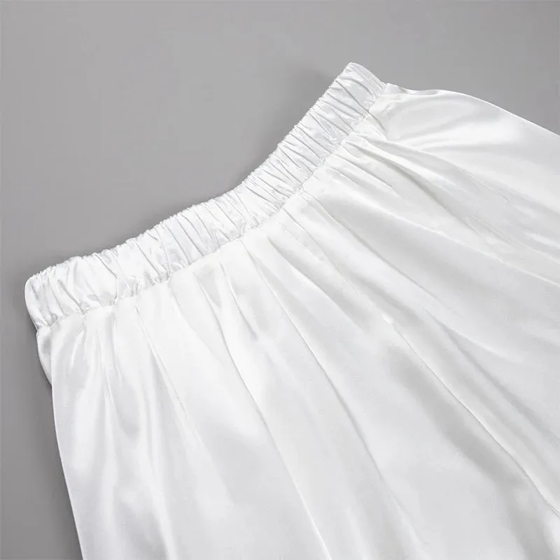 Amber Satin Maxi Skirt