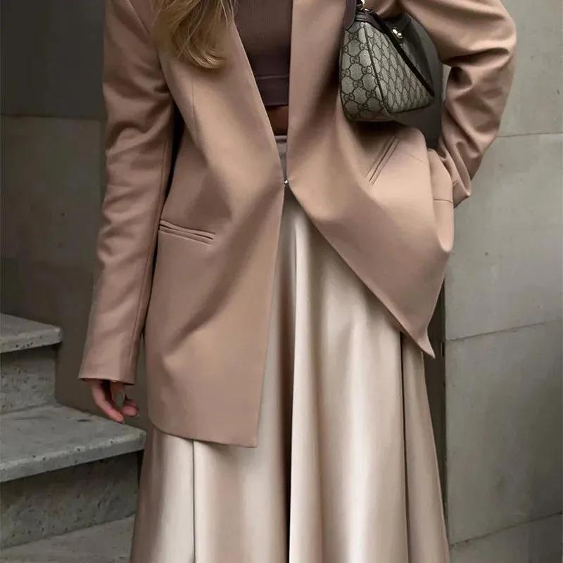 Amber Satin Maxi Skirt