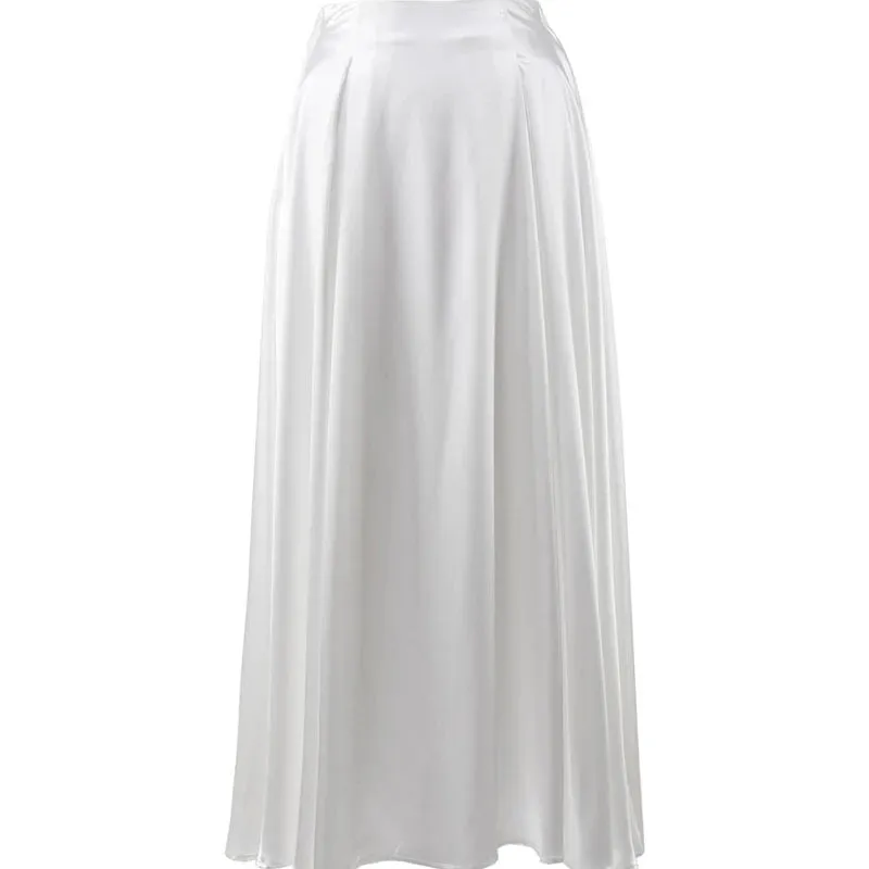 Amber Satin Maxi Skirt