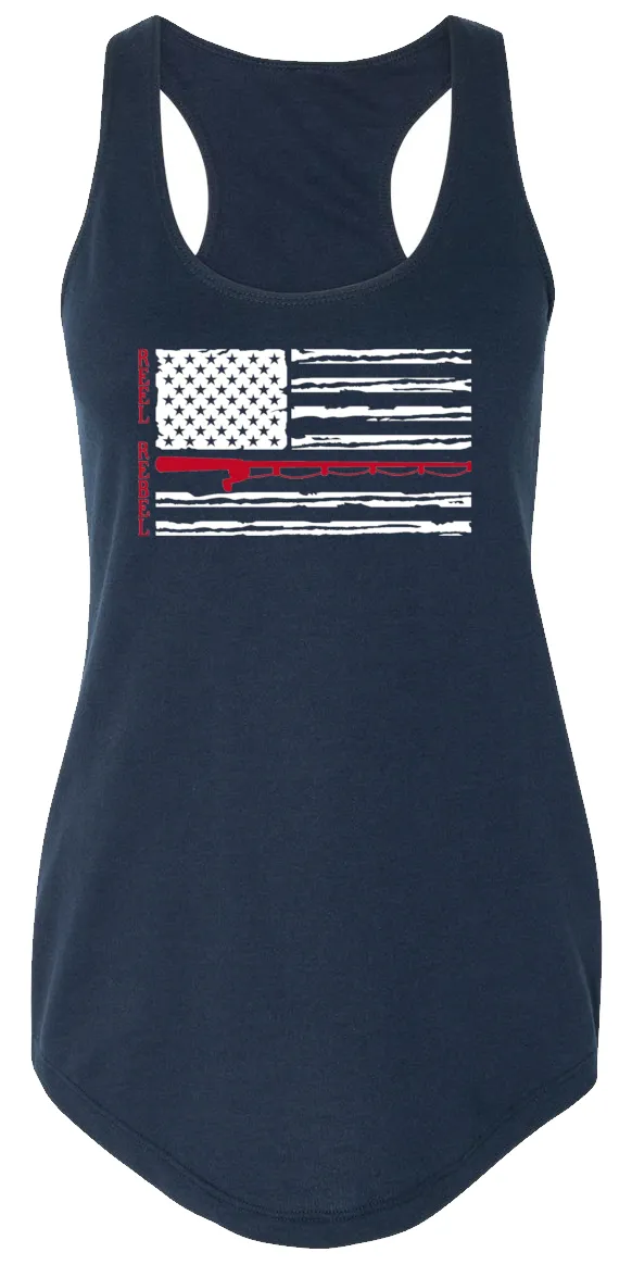 American Flag Racerback Tank