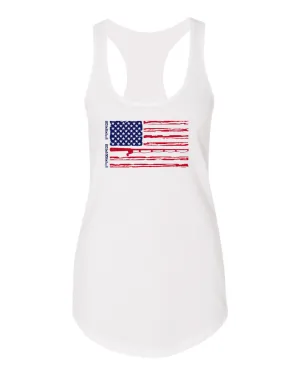 American Flag Racerback Tank