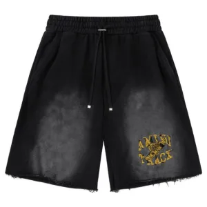 AMIRI logo-embellished cotton track Shorts