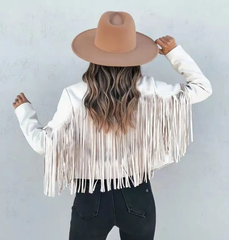Amélie - Suede Fringed Jacket