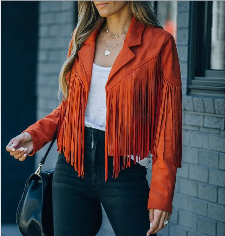 Amélie - Suede Fringed Jacket