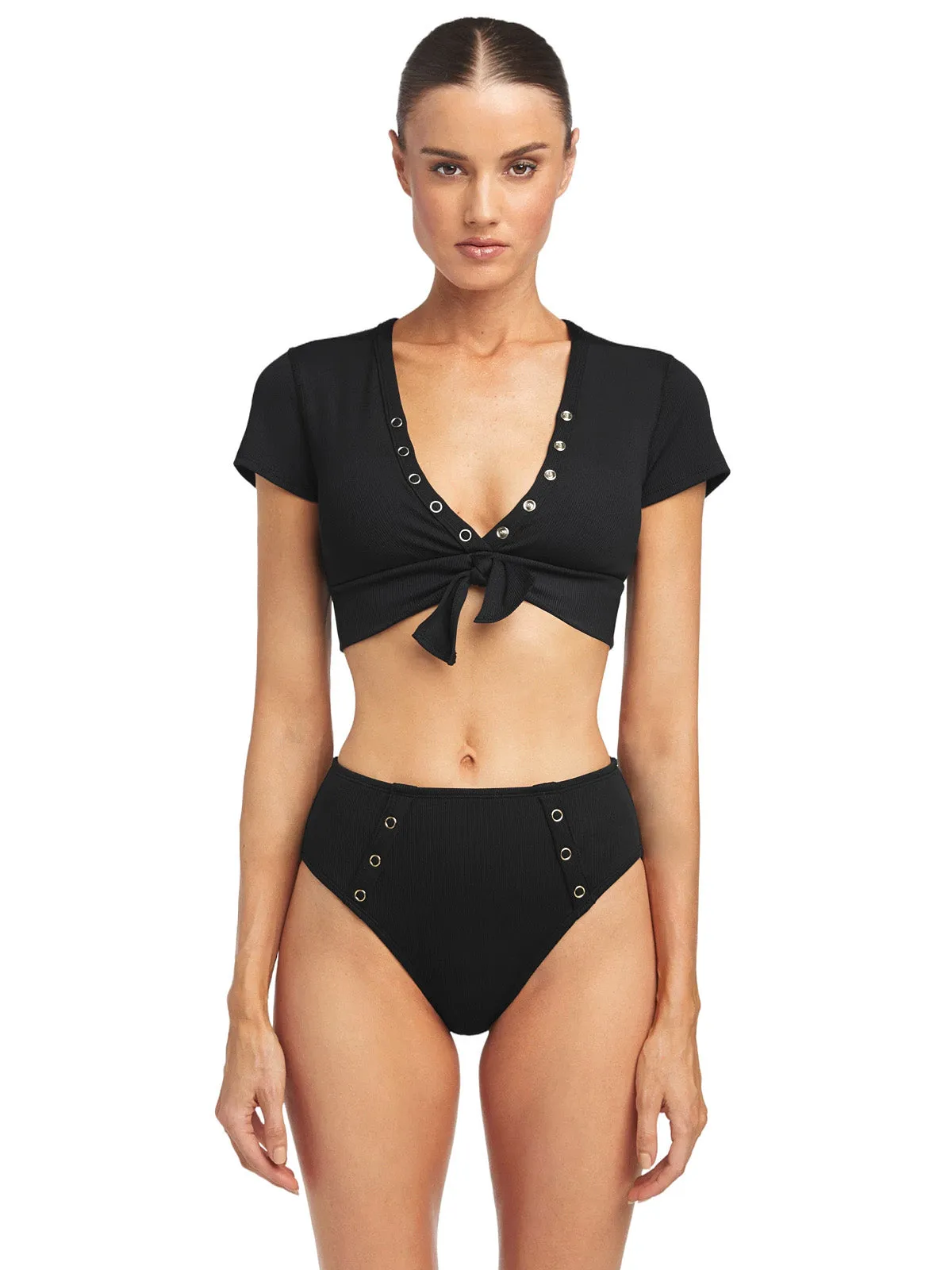 Amy Raglan-Amy High Waist Bikini ::RET
