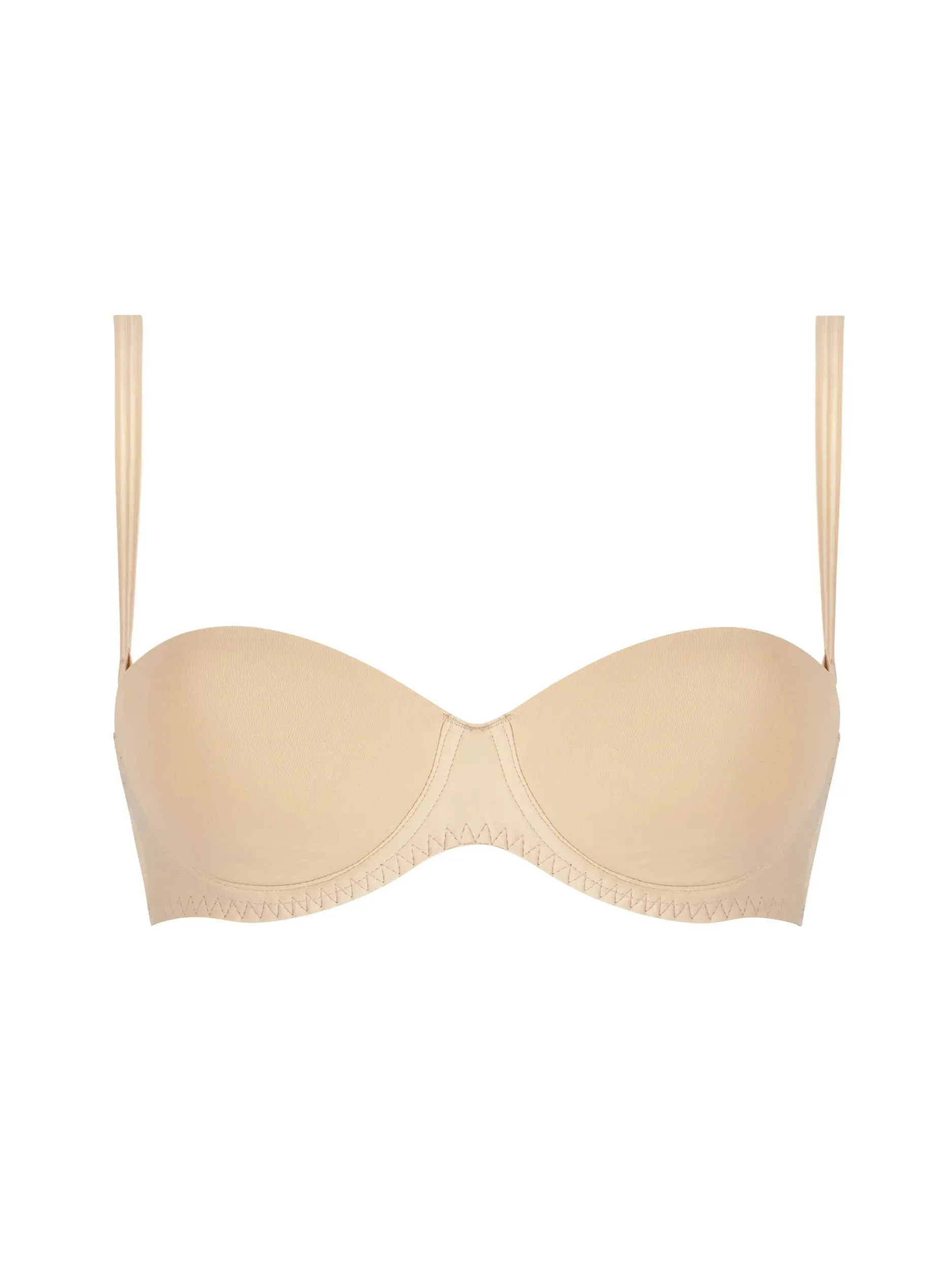 Antigel J14 New Apesanteur Strapless Bra 0005- BLACK/SKIN ROSE