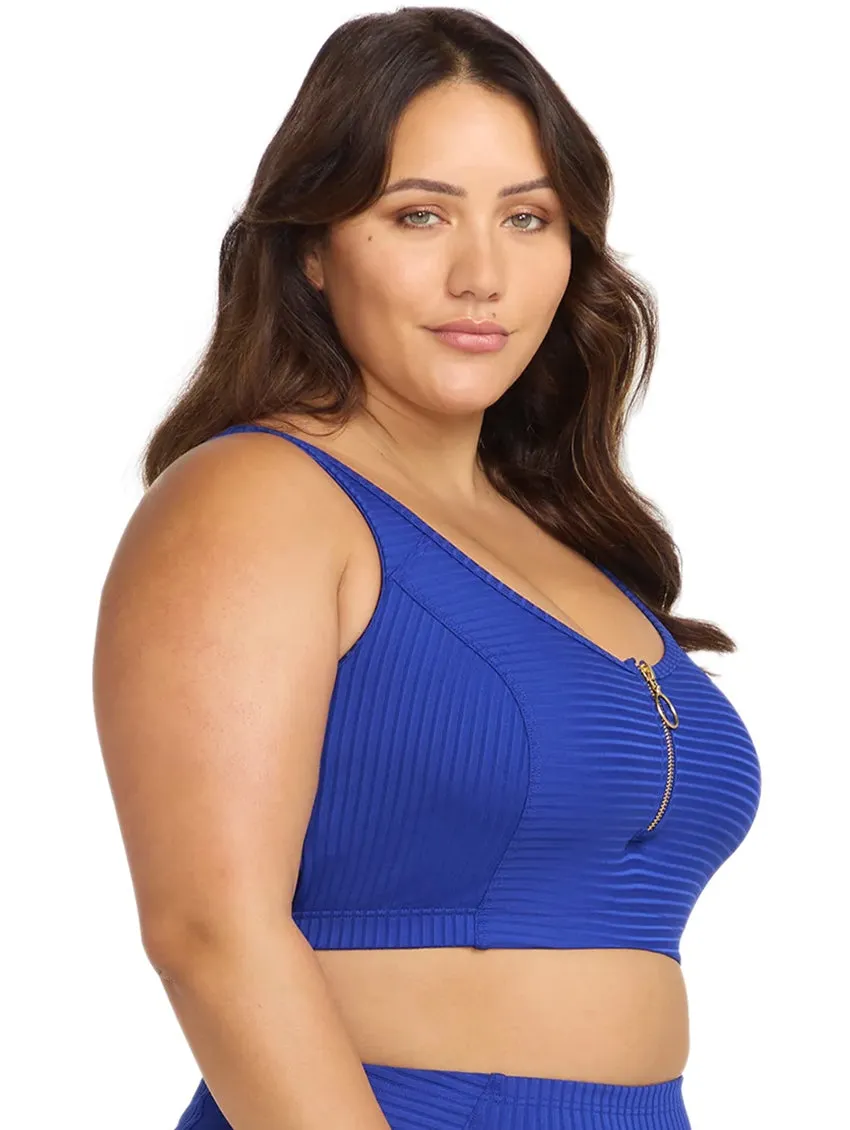 Artesands Fuseli Zip Swim Crop Top