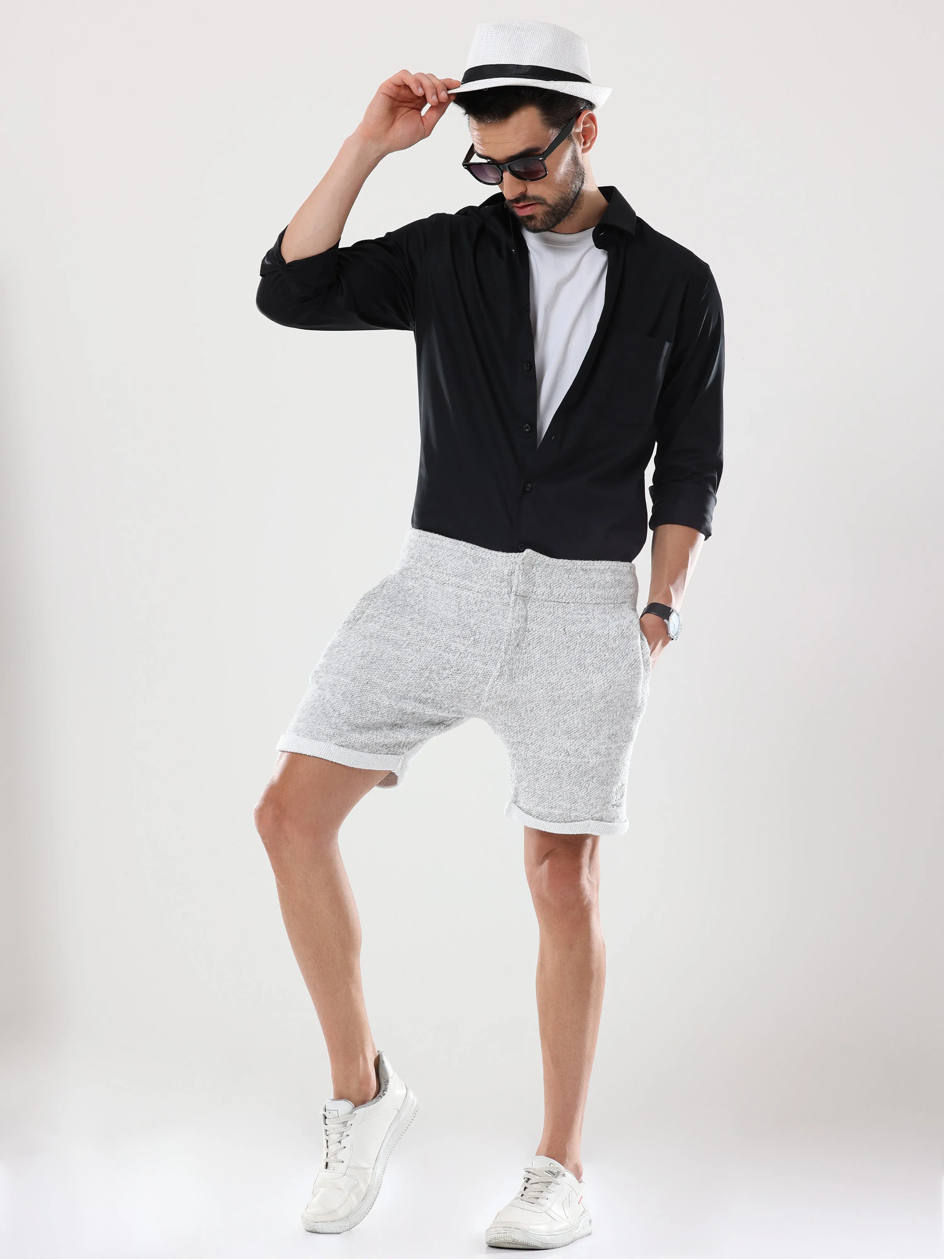 Ash Grey Premium Collection Shorts