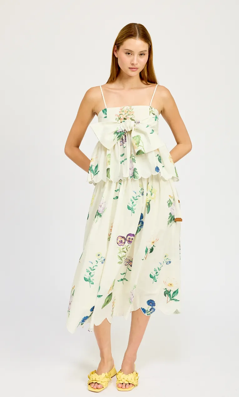 Ashley Belted Midi Skirt