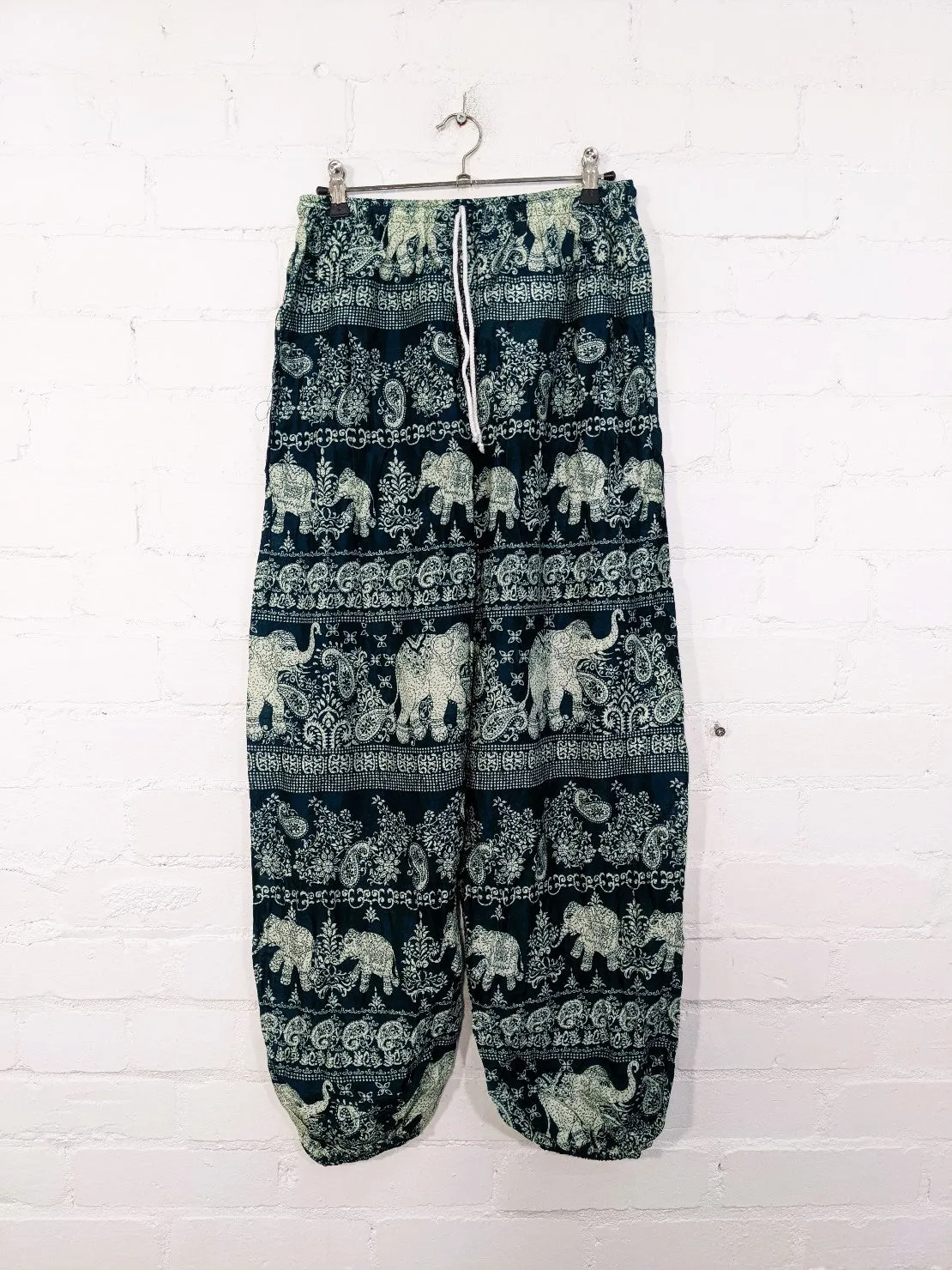 Assorted Elephant Print Harem Trousers