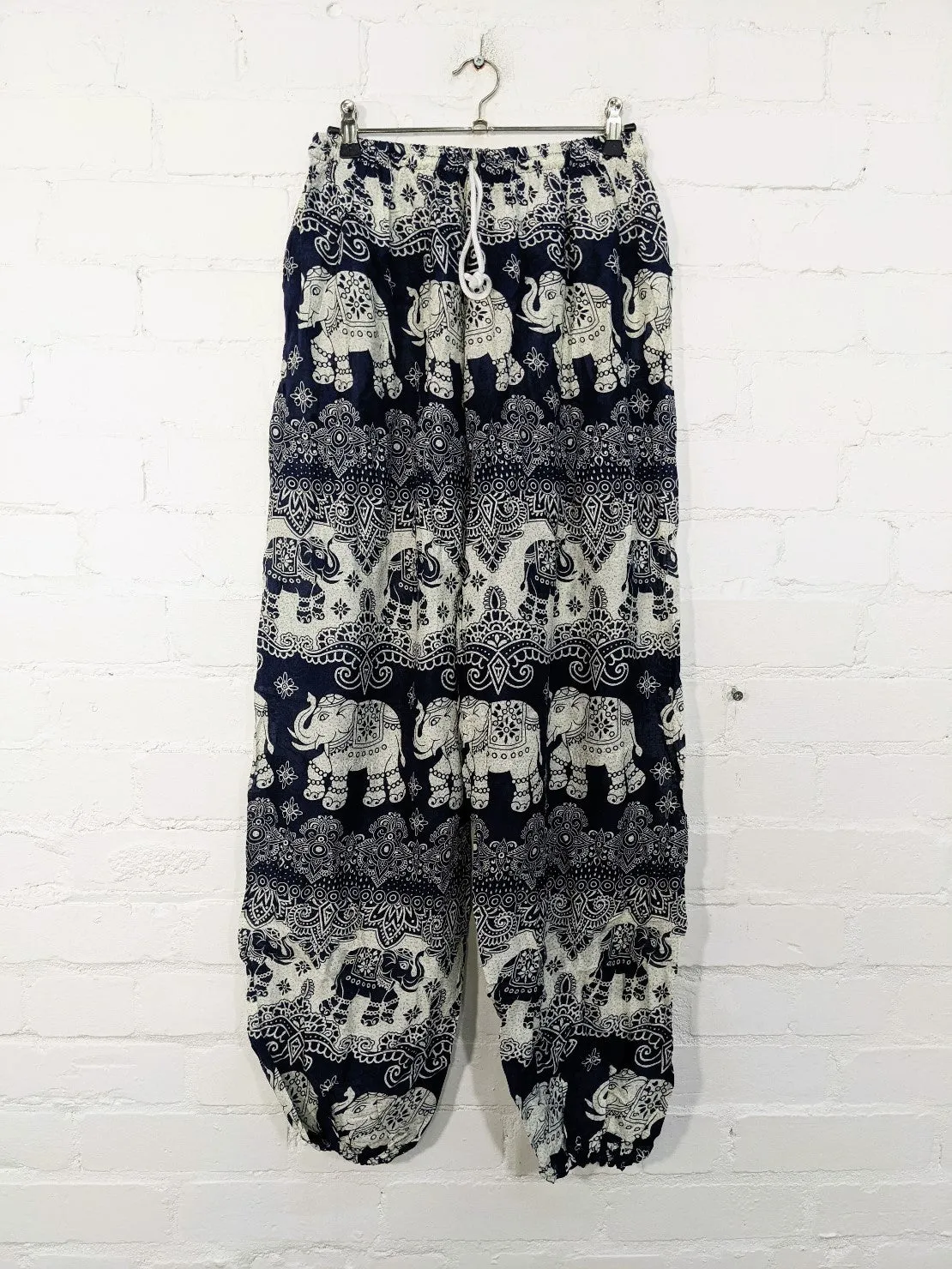 Assorted Elephant Print Harem Trousers
