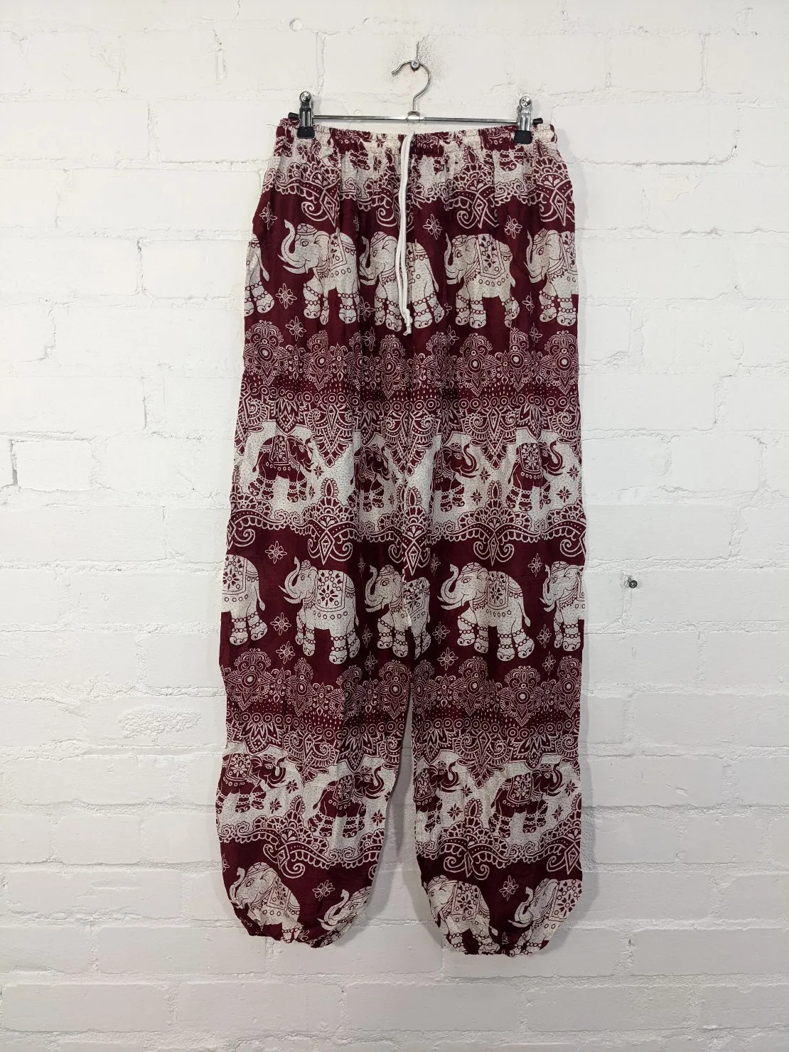 Assorted Elephant Print Harem Trousers