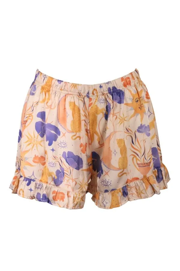Astra Short PJ Set - Cream
