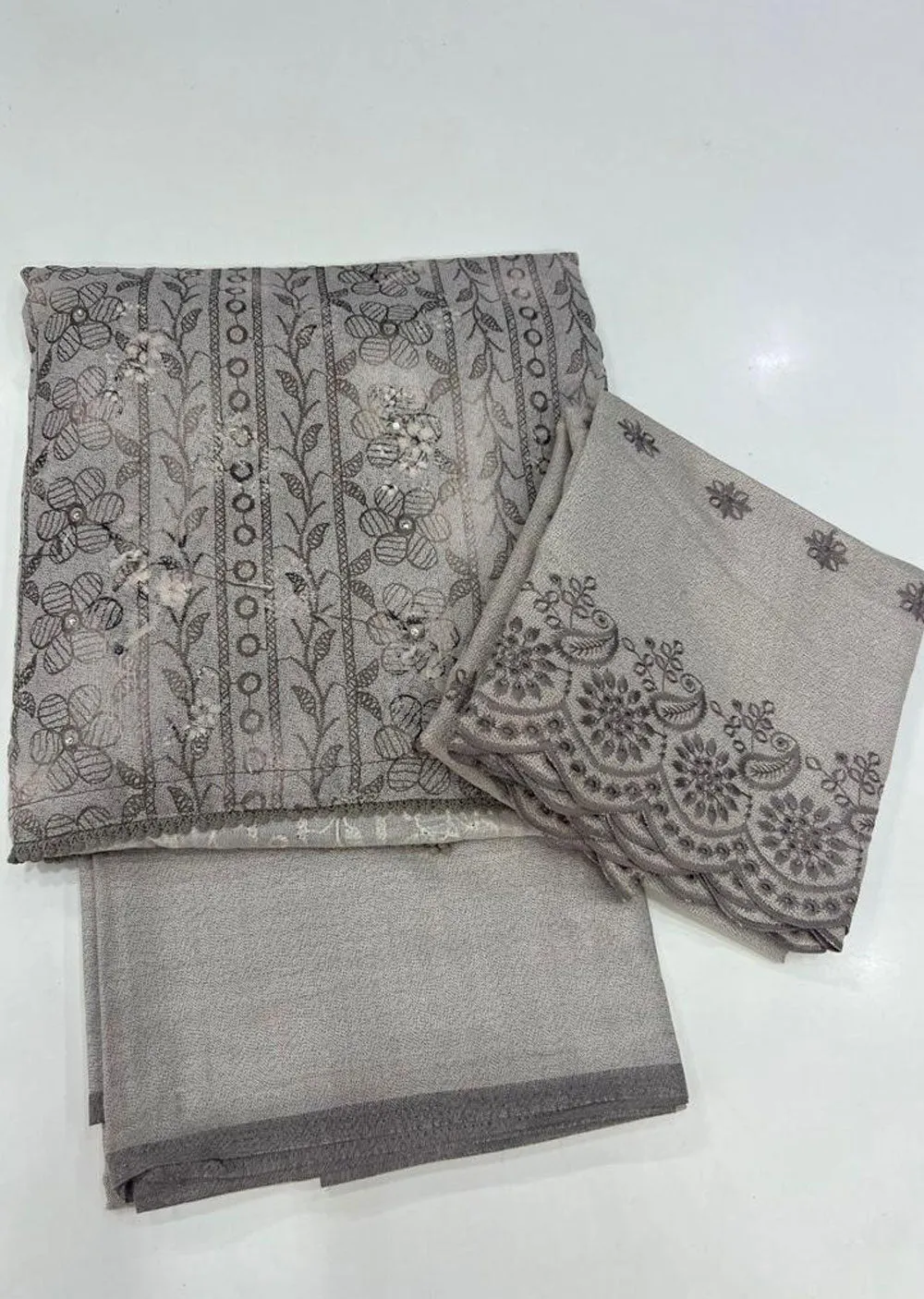 ATQ6796 - Unstitched Dark Grey Alpine Suit