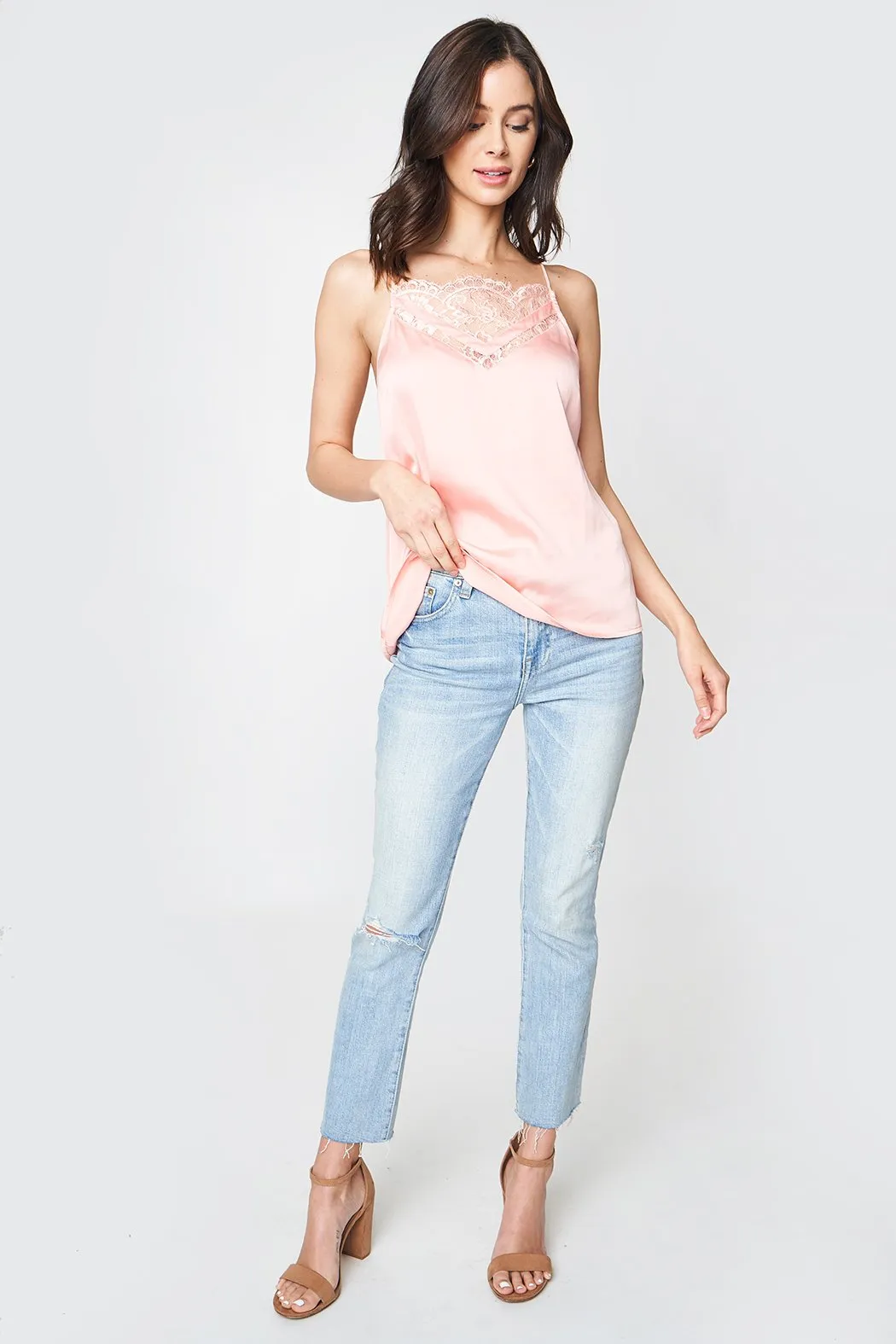 Aurora Lace Inset Racerback Cami