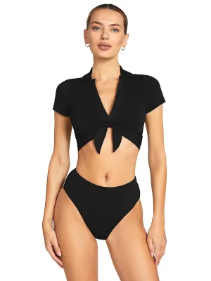Ava T-Shirt Plunge-Ava High Waist Bikini