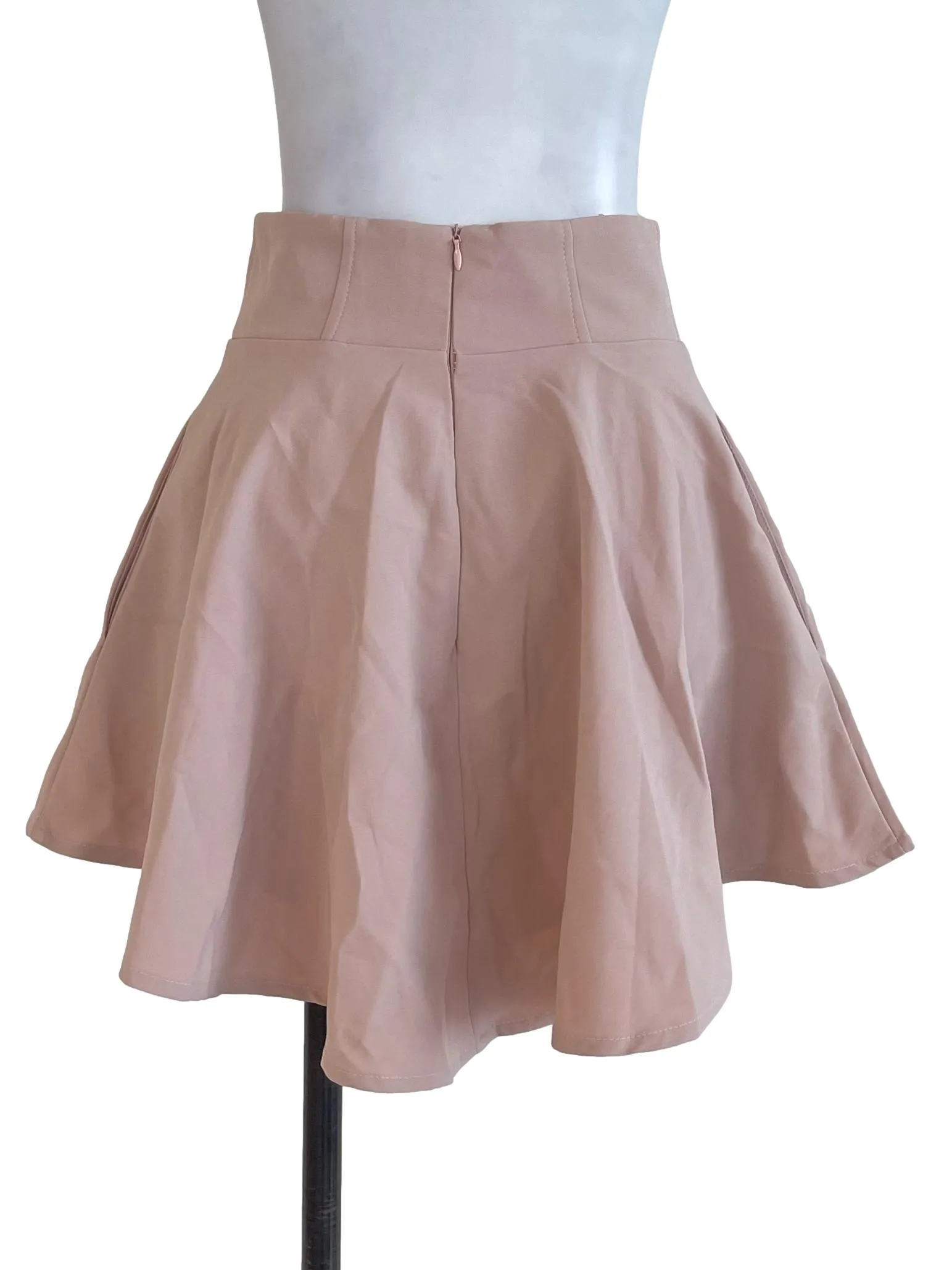 Baby Pink High Waist Skirt
