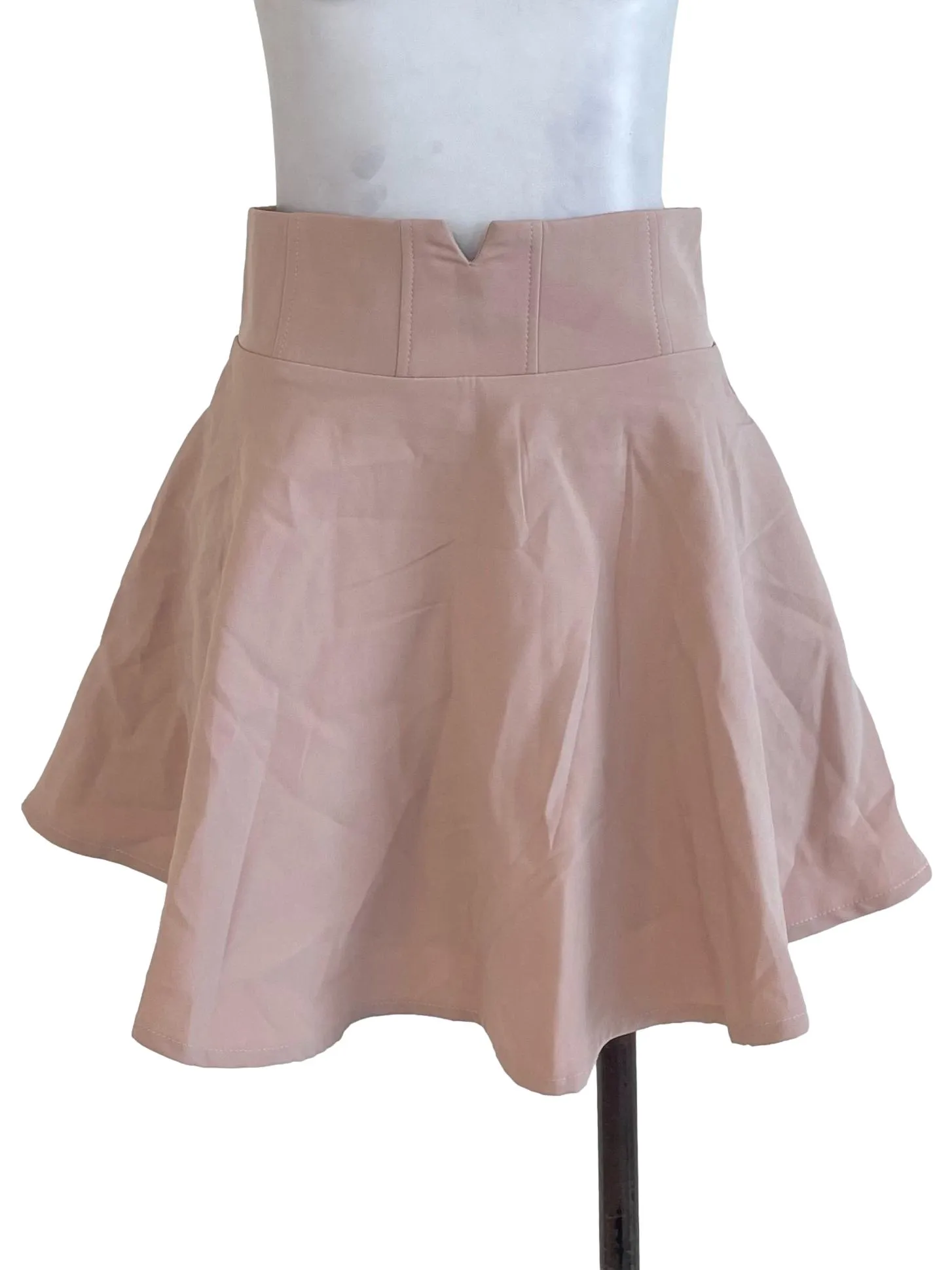 Baby Pink High Waist Skirt
