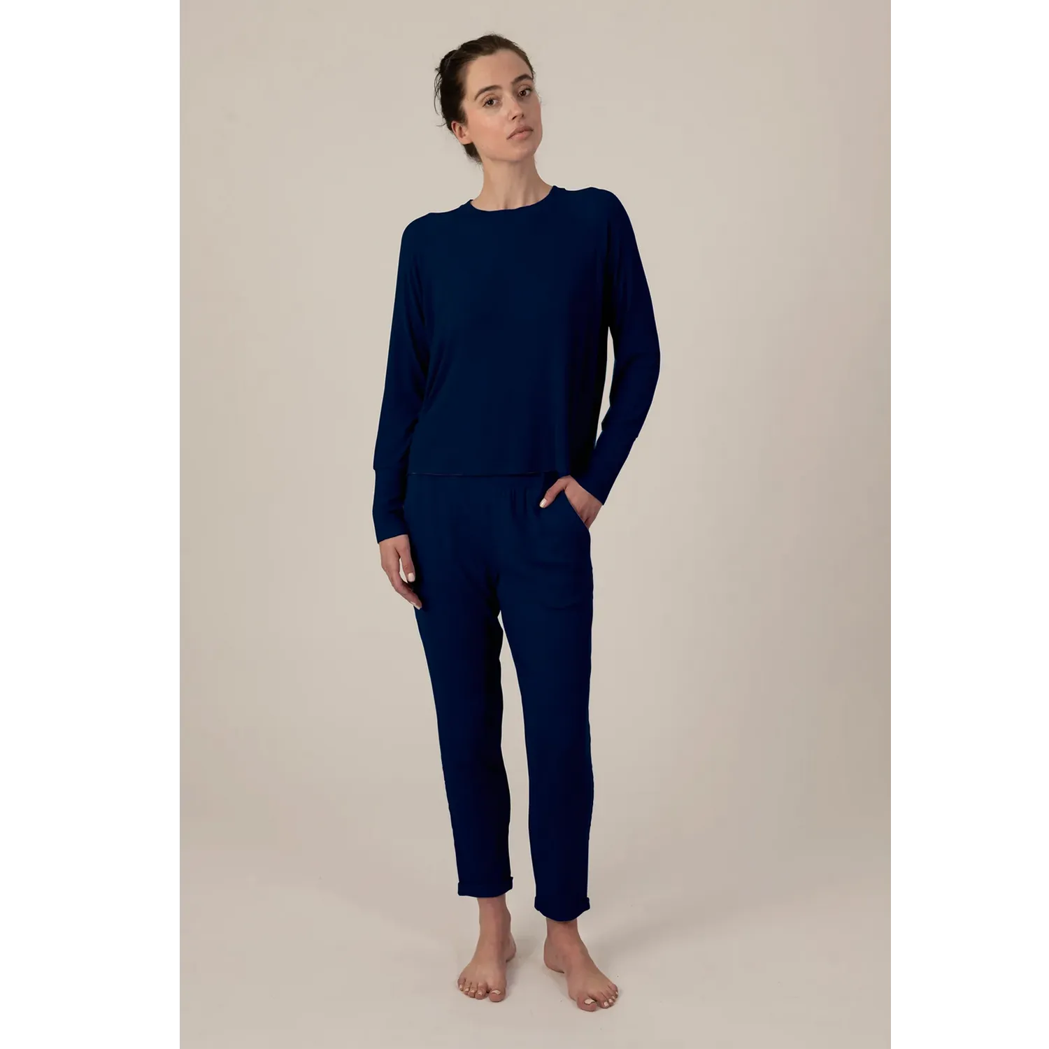 Bamboo Ribbed Long Sleeve Top