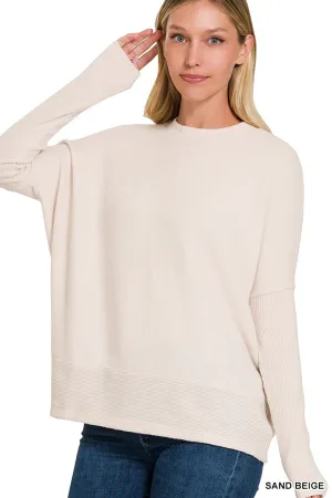 Batwing, Maybe Batty Sweater in Sand Beige