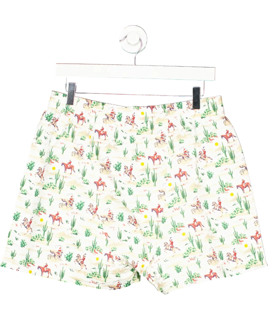 Beaufort & Blake White Horses Boxer Shorts UK M