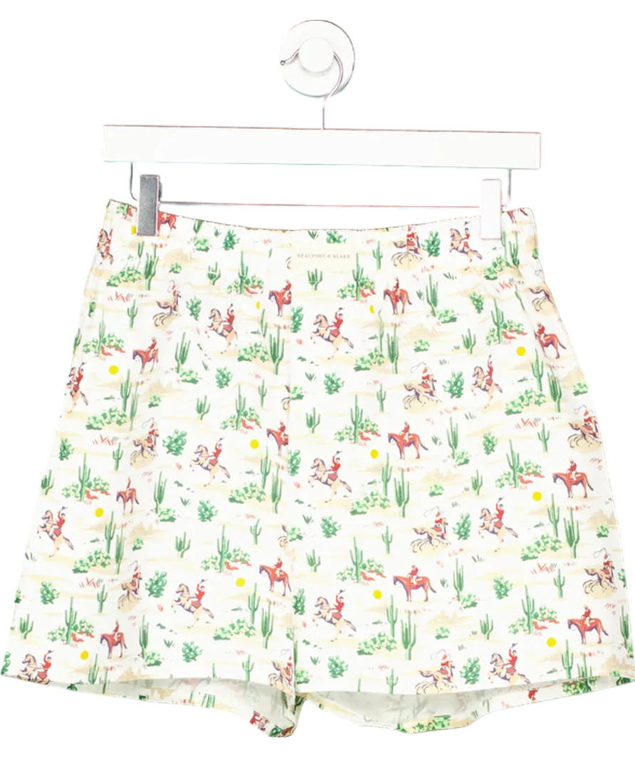 Beaufort & Blake White Horses Boxer Shorts UK S