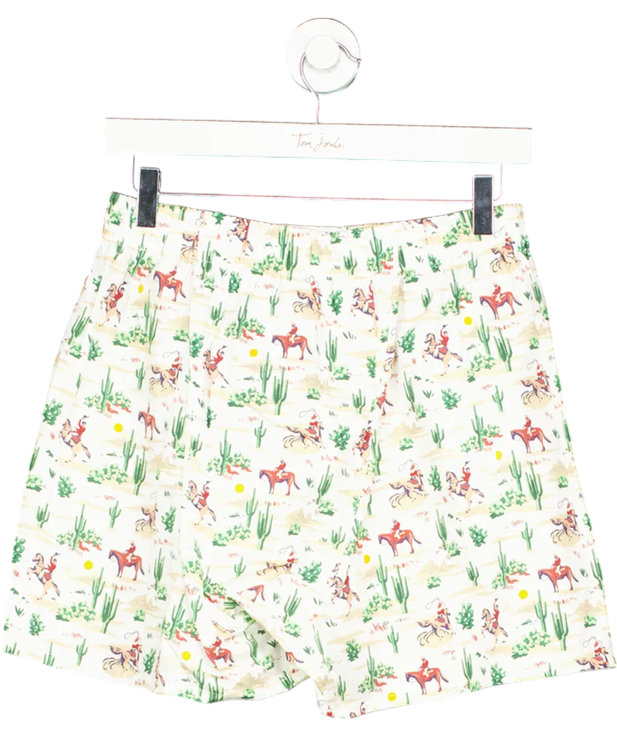 Beaufort & Blake White Horses Boxer Shorts UK S