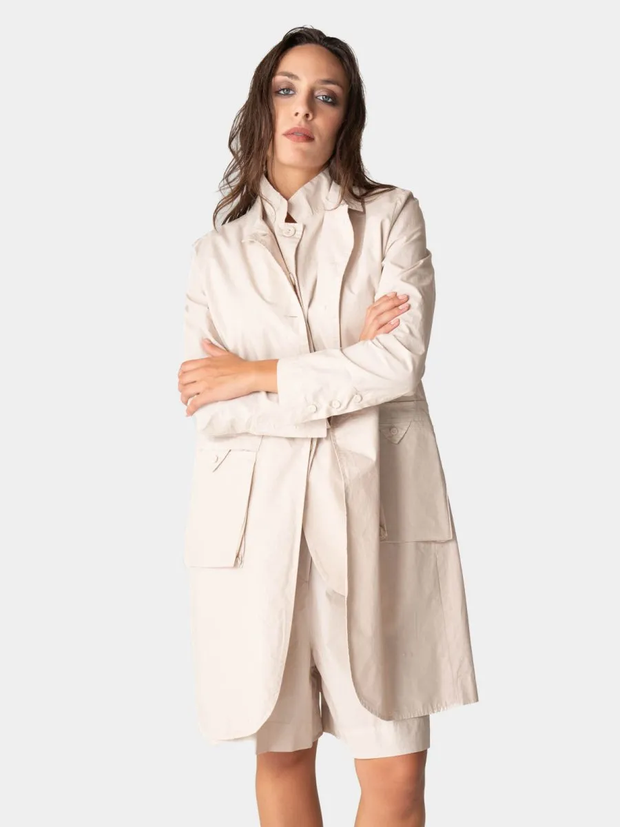 Bellow Pocket Longline Jacket
