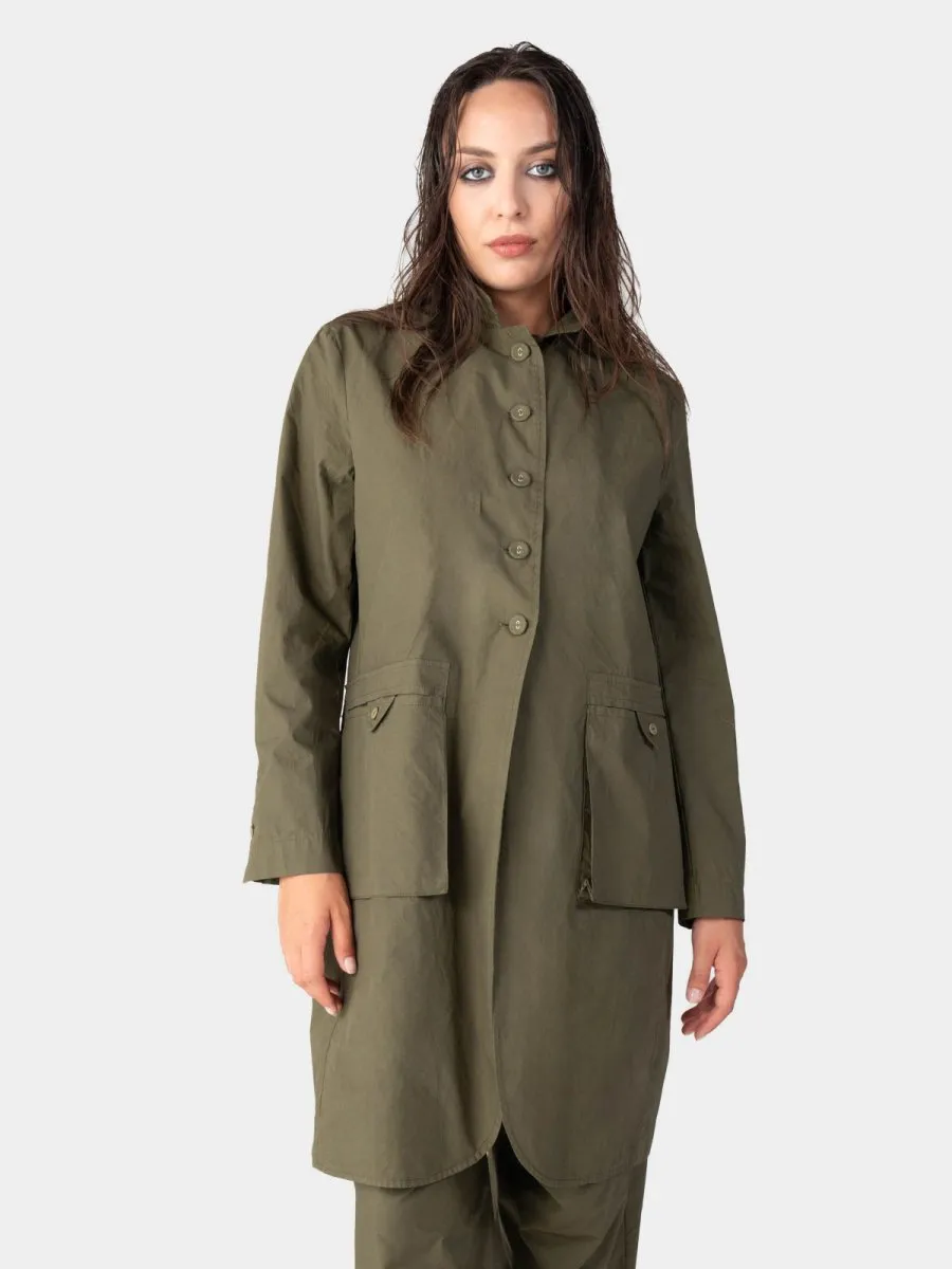 Bellow Pocket Longline Jacket