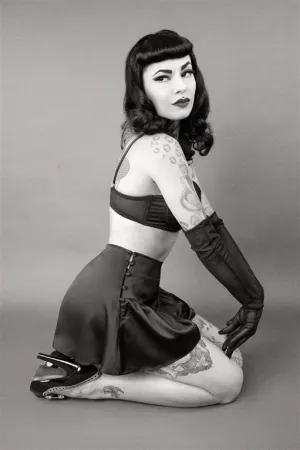 Bettie Page -  French Knicker Black