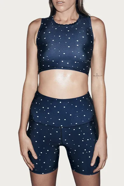 BETTY CROP SWIM TOP