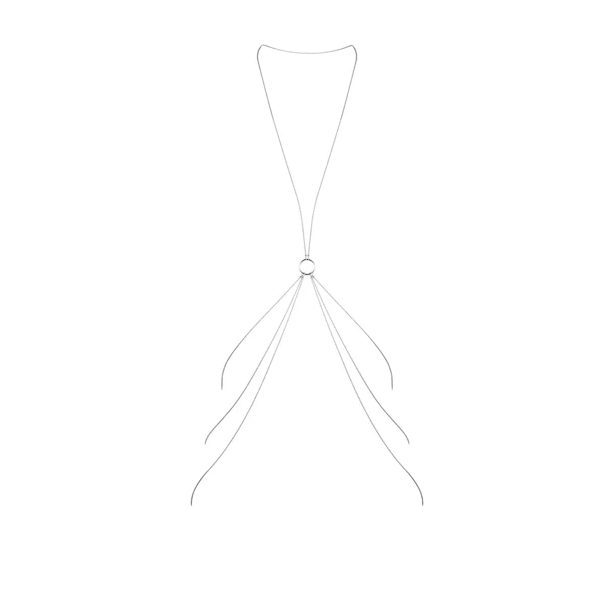 Bijoux Indiscrets Magnifique Collection 8 Body Chain - Silver
